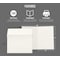 Better Office Products Pre-Folded Blank White Cards & Envs Set, Invitation Cards, Heavyweight Cardstock, 5in. x 7in., 100PK 64601 - alternate 4